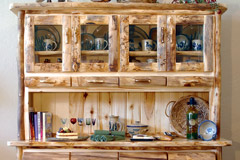Rustic Kitchen Log Furniture