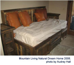 Reclaimed Wood Bed by Mountain Woods Furniture